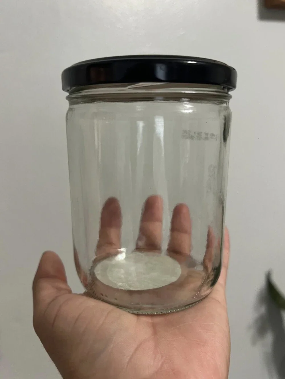 Set of 3 Reusable Glass Jars – Decoration and Storage.